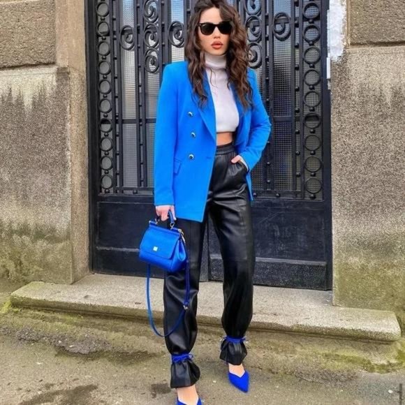 ZARA DOUBLE BREASTED BLAZER BALMAIN STYLE - Picture 1 of 13